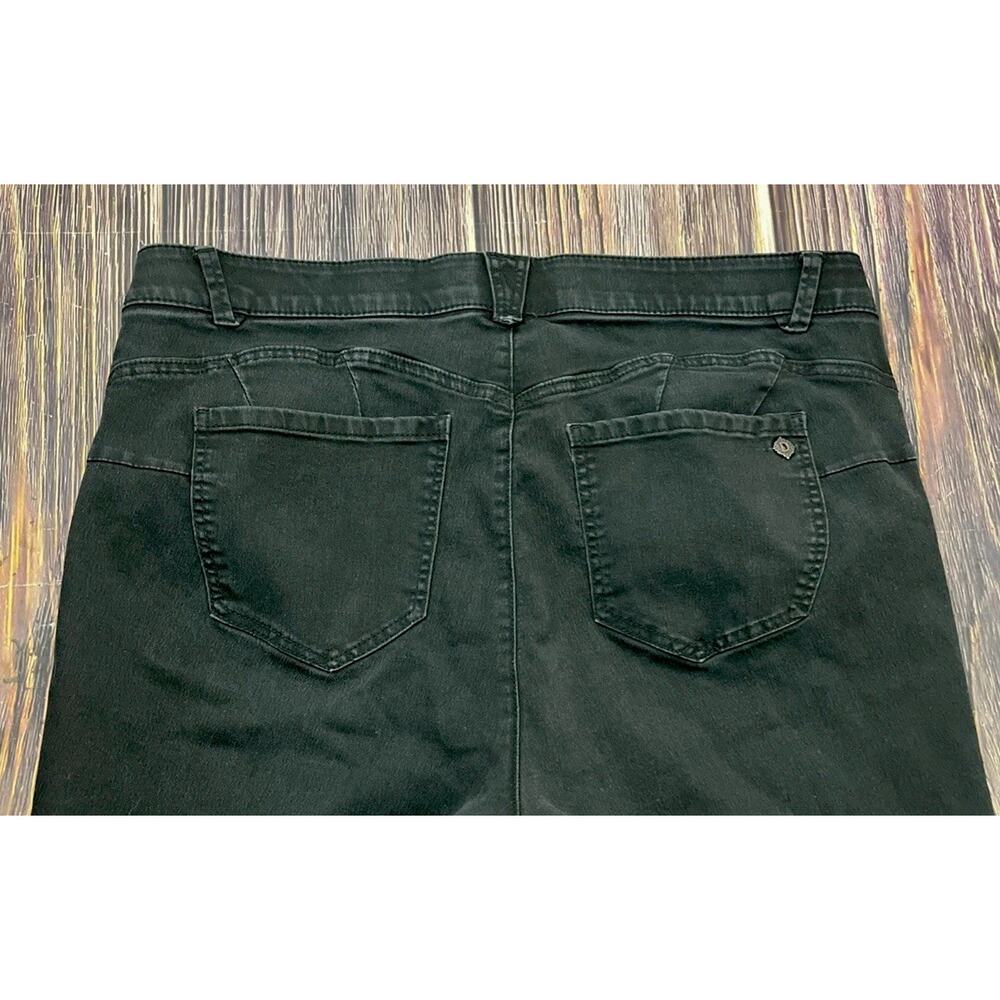 💋Democracy Black Skinny Jeans "Ab" Solution Women's Plus Size 18W Stretch